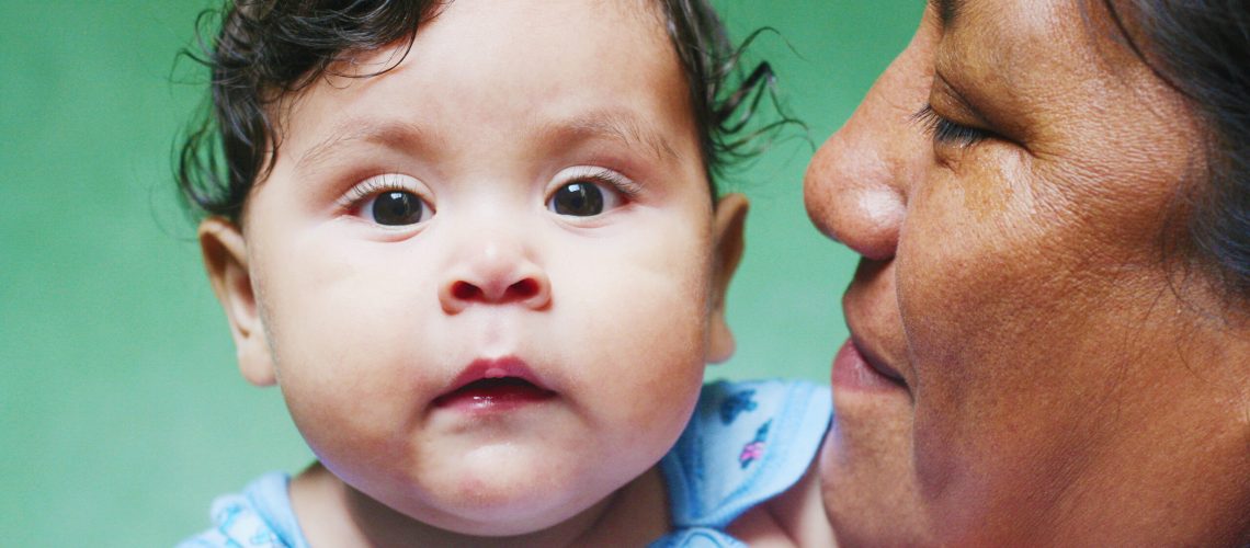 Interracial,Family.,Native,American,Woman,With,Her,Baby,Boy.